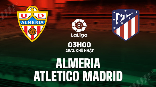 Almeria vs Atletico Madrid 3h00 ngày 25/2 (La Liga 2023/24) Atletico Madrid trở lại La Liga sau khi nhận thất bại 0-1 tại lượt đi vòng 1/8 Champions League 2023/24. Không phủ nhận Inter Milan mùa này chơi cực kỳ ổn định và chẳng ngán bất cứ đối thủ nào song trận thua vừa rồi thêm một lần khẳng định Atletico quá "khôn nhà dại chợ" mùa này. Hãy đến FB88 cá cược bóng đá để biết thêm thông tin nhé .