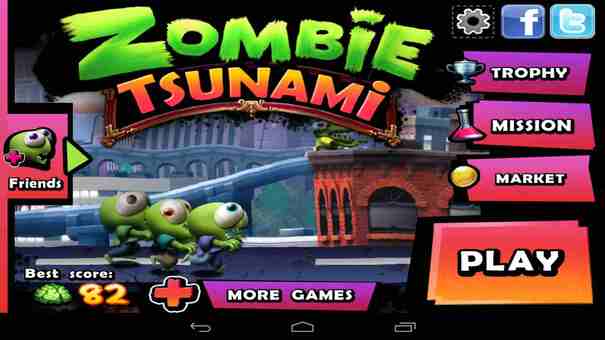 Zombie Tsunami được biết đến là một trò chơi hành động hấp dẫn, thú vị về những chú zombie được thiết kế bởi nhà phát hành Mobigame S.A.R.L. BlueStacks chính là nền tảng số 1 giúp cho bạn có thể chơi game này trên Mac hay PC với những trải nghiệm tuyệt vời nhất. Mobigame S.A.R.L. cũng được biết đến là nhà phát hành ra những tựa game hot được yêu thích như EDGE hay EDGE Extended. Hãy đến FB88 trò chơi trực tuyến để biết thêm thông tin nhé .