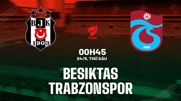 Nhận định Besiktas vs Trabzonspor 0h45 ngày 24/5 (Cúp QG Thổ Nhĩ Kỳ 2023/24). Hãy đến FB88 cá cược bóng đá để biết thêm thông tin.