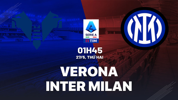 Nhận định bóng đá Verona vs Inter Milan 1h45 ngày 27/5 (Serie A 2023/24). Hãy đến FB88 cá cược bóng đá để biết thêm thông tin.