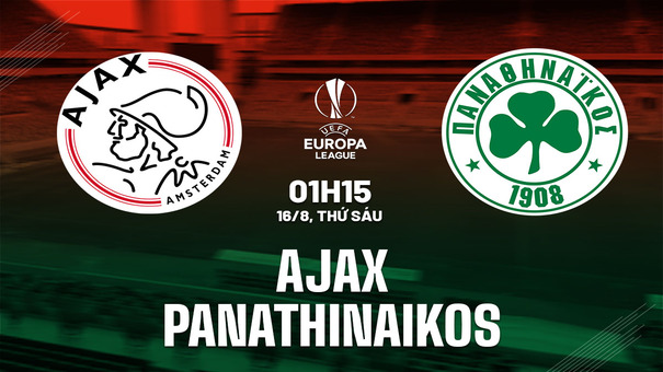 Nhận định bóng đá Ajax vs Panathinaikos 1h15 ngày 16/8 (Europa League 2024/25). Hãy đến FB88 cá cược bóng đá .