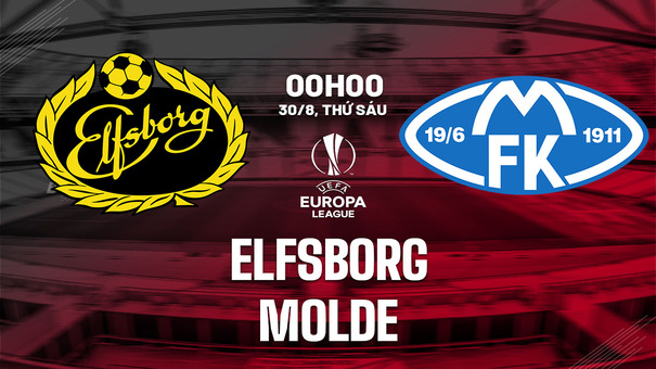 Nhận định bóng đá Elfsborg vs Molde 0h00 ngày 30/8 (Europa League 2024/25). Hãy đến FB88 cá cược bóng đá.