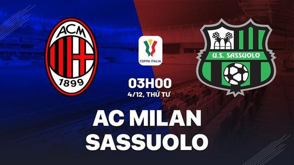 Nhận định AC Milan vs Sassuolo (03h00 ngày 4/12): Cống hiến hết mình. Hãy đến FB88 cá cược bóng đá.